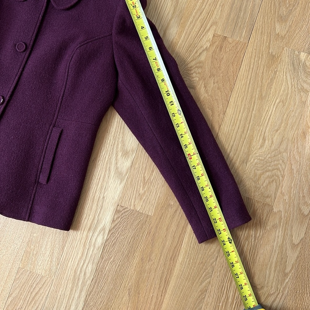 Euc - Pendleton Virgin Wool Blazer In Plum/ Purpl… - image 6